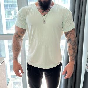 Mint Green Deep V Lululemon T-Shirt
